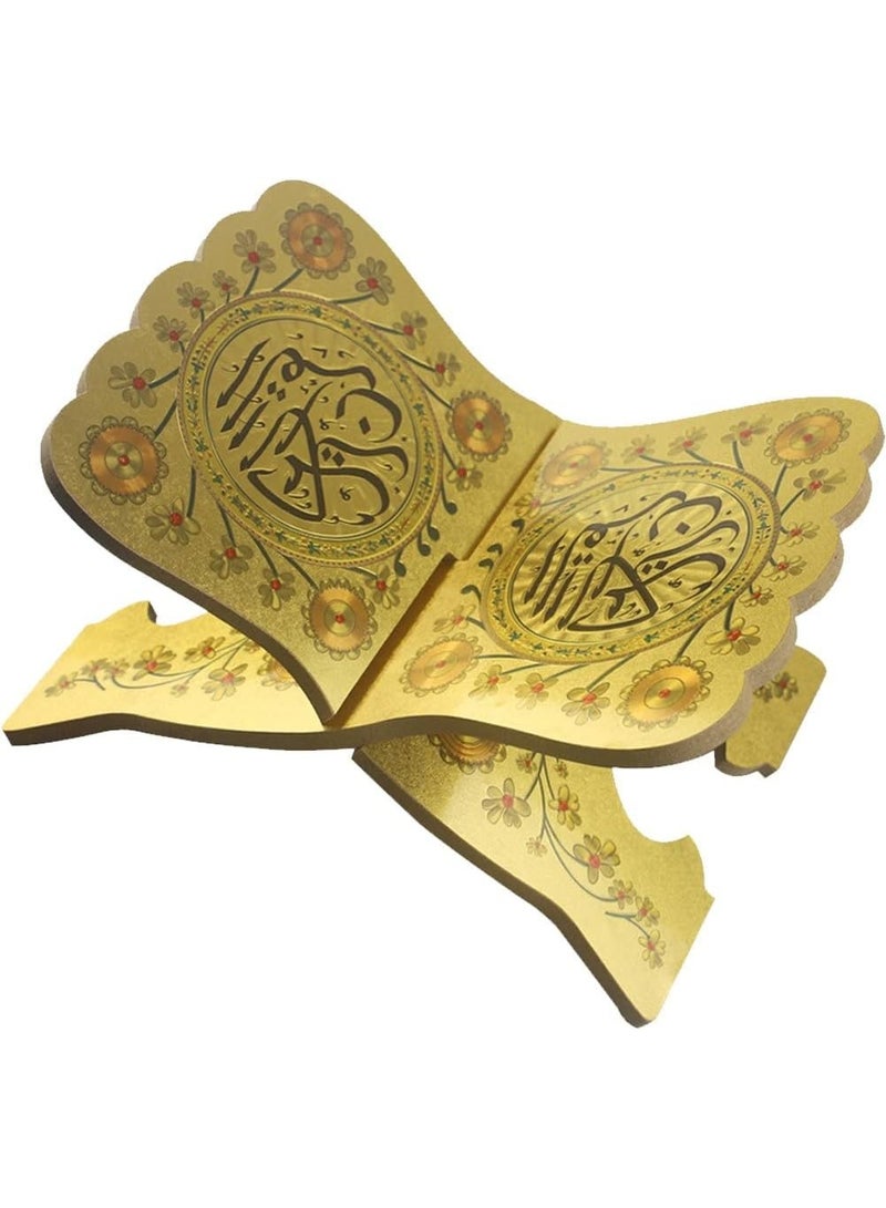 ZAMZIN Wooden Holy Book Stand Holder Rehal – Foldable Holy Book Reading & Display Stand, Islamic Home Décor Tabletop Support, Available in Multiple Colors - Image 5